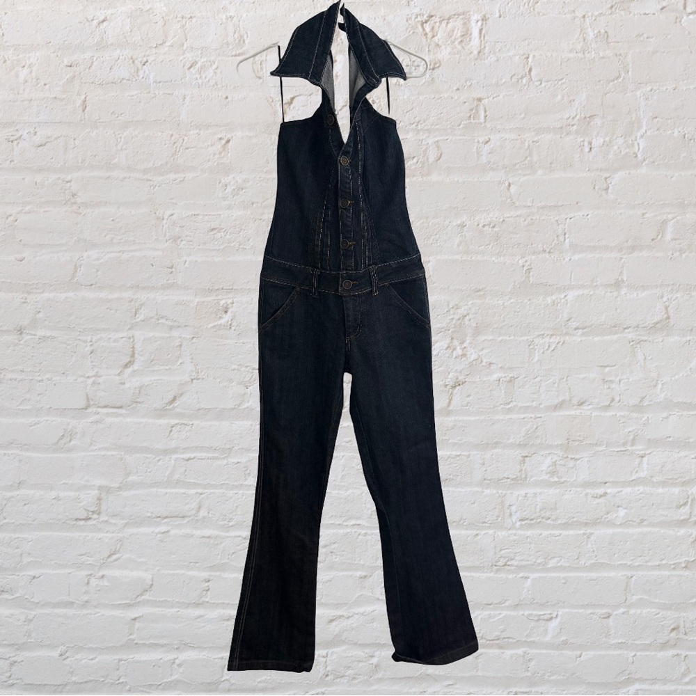 S78 Boom Boom Jeans Dark Denim Overalls